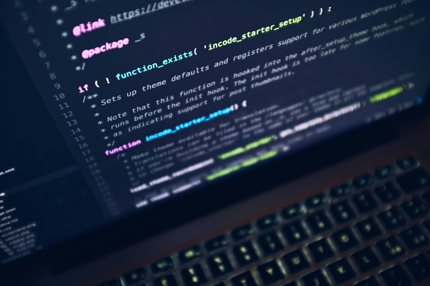 Search engine code and analytics, representing the technical nature of ePaper SEO